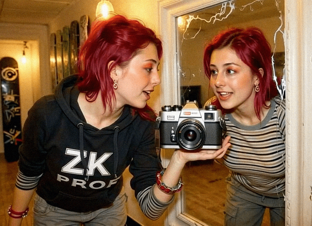 Emma-Jane MacKinnon-Lee between mirrors ZK