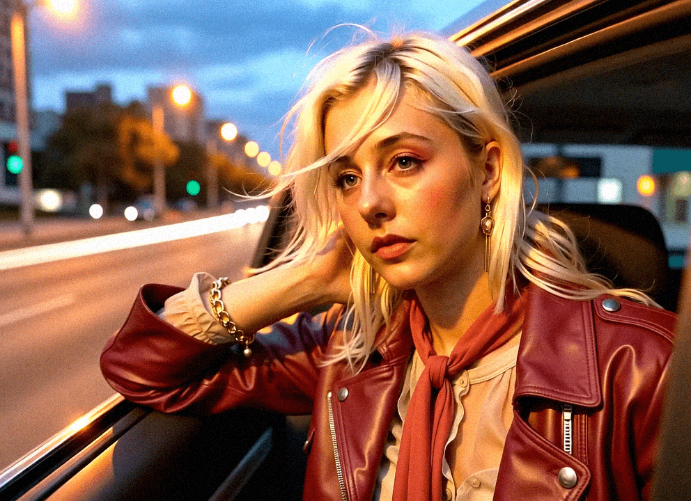 Emma-Jane MacKinnon-Lee taking a taxi ride in chile 2025