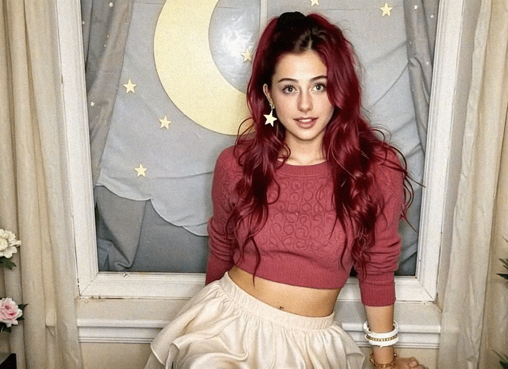 Emma-Jane MacKinnon-Lee wearing a pink shirt